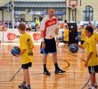 Marcin Gortat Camp i III Wielki Mecz Gortat Team kontra Wojsko Polskie na podłodze sportowej Kopp